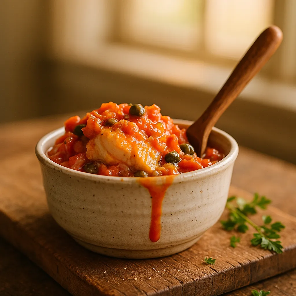 Butter Tomato Capers Cod