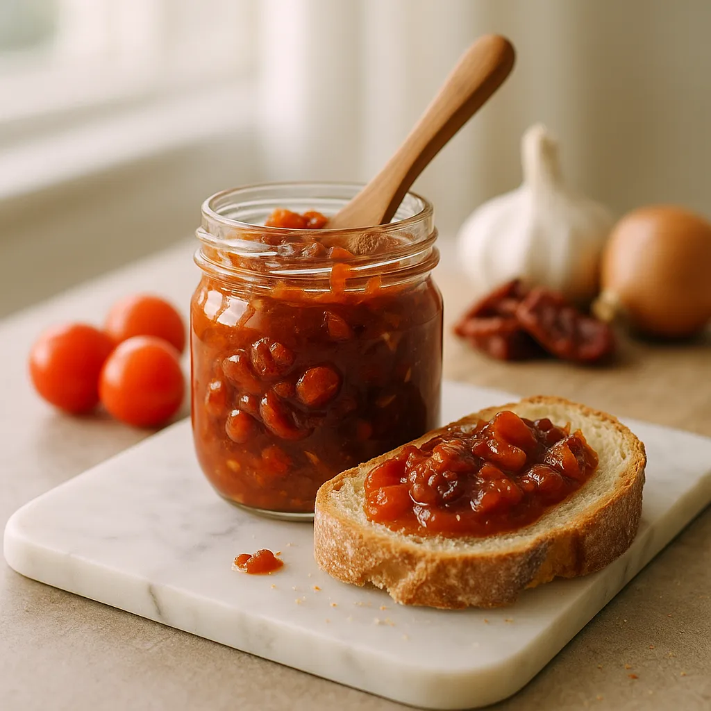 Pepperoni Cherry Tomato Jam