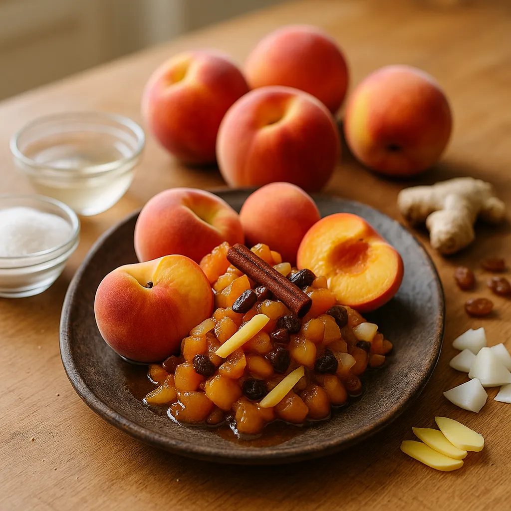 Peach Chutney Compote
