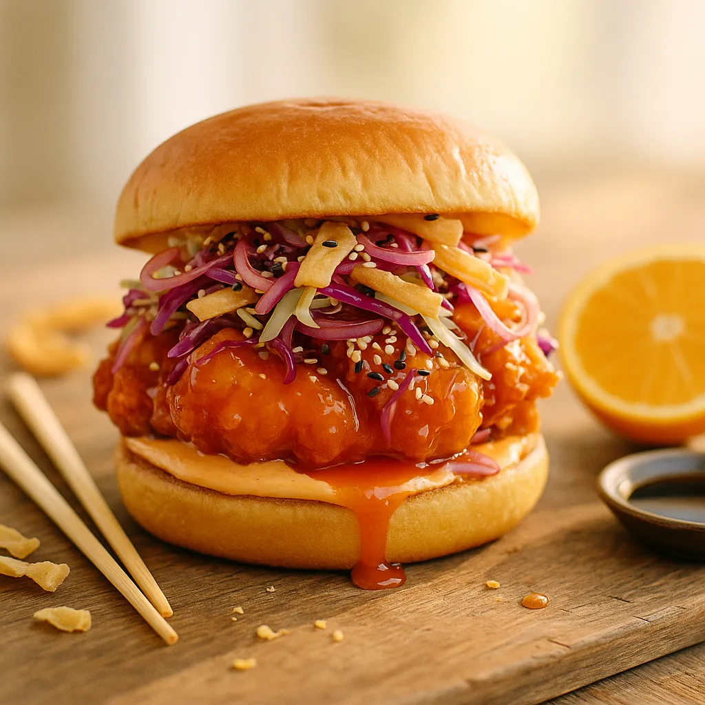 Orange Chicken Sandwich